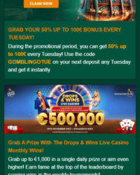 Gomblingo Casino Review Image 2 Gomblingo Casino Review Image 2