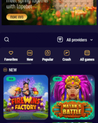 Lope.bet Casino Screeshot 3