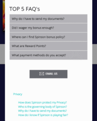 Spinson Casino Review Image 6 Spinson Casino Review Image 6