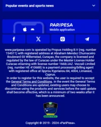 Paripesa Casino Review Image 3 Paripesa Casino Review Image 3